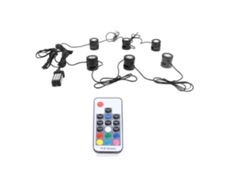 Luzes submersíveis LED RGB para lago com timer e controle remoto IP68 110V plug US S/MARCA