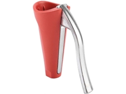 Quebra-nozes em aço inoxidável e ABS, ferramenta fácil de usar para caranguejos e nozes (vermelho)