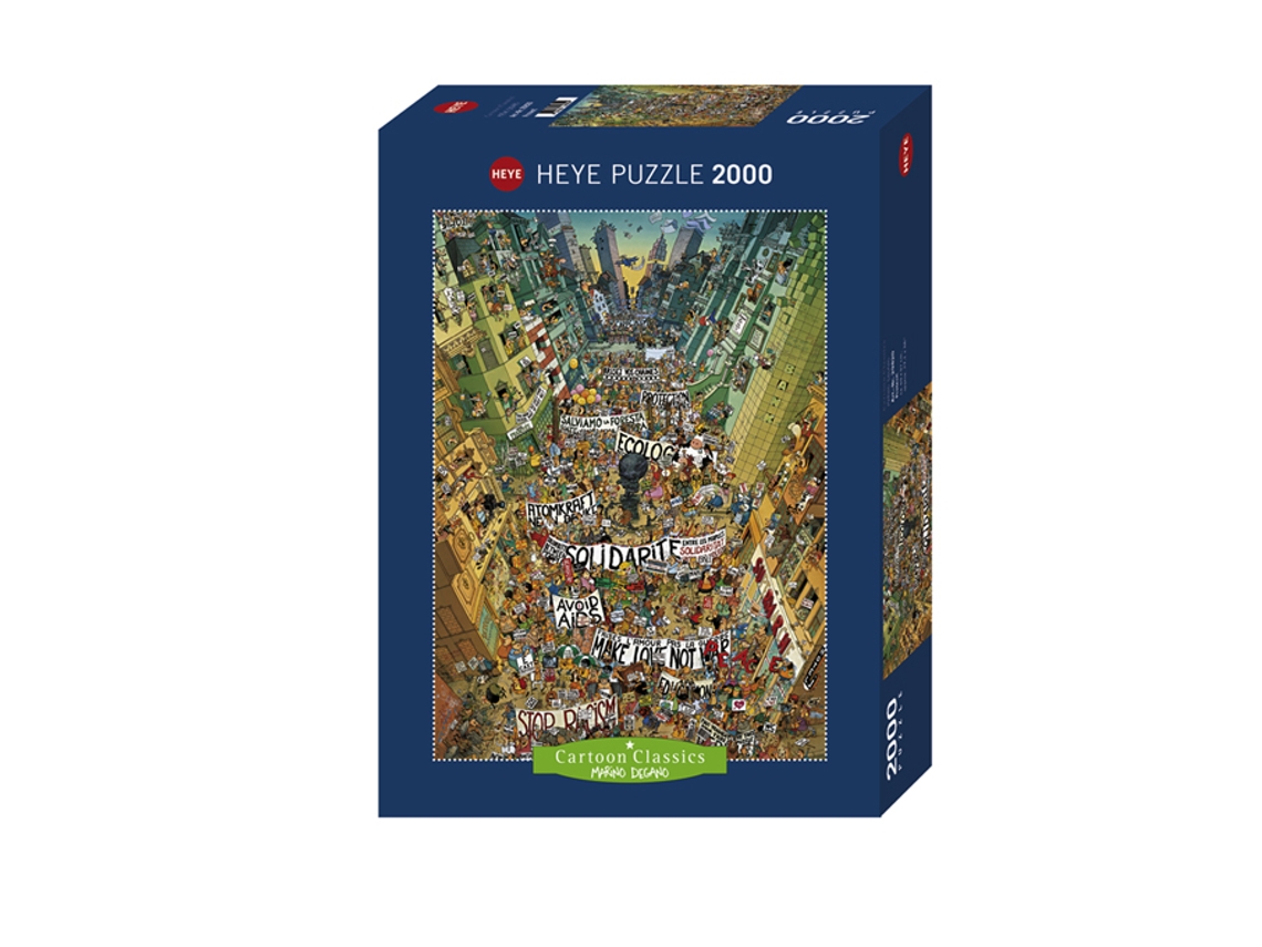 Puzzle 2000 peças Degano, Protest! (Idade minima recomendada: 9 anos)