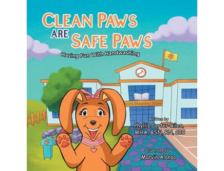 Livro Clean Paws Are Safe Paws Having Fun With Handwashing de Phyllis Carter-Riles (Inglês)