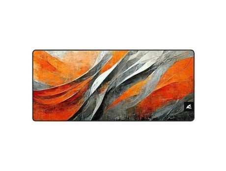 Mouse Pad para Jogos Laranja/Cinza Material: Stoff Naturgummi Skiller Sgp30 Xxl D6