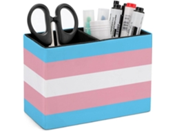 Decktt Porta Canetas Em Couro Syntético Lgbt, Organizador de Mesa, Organizador de Computador, Organizador