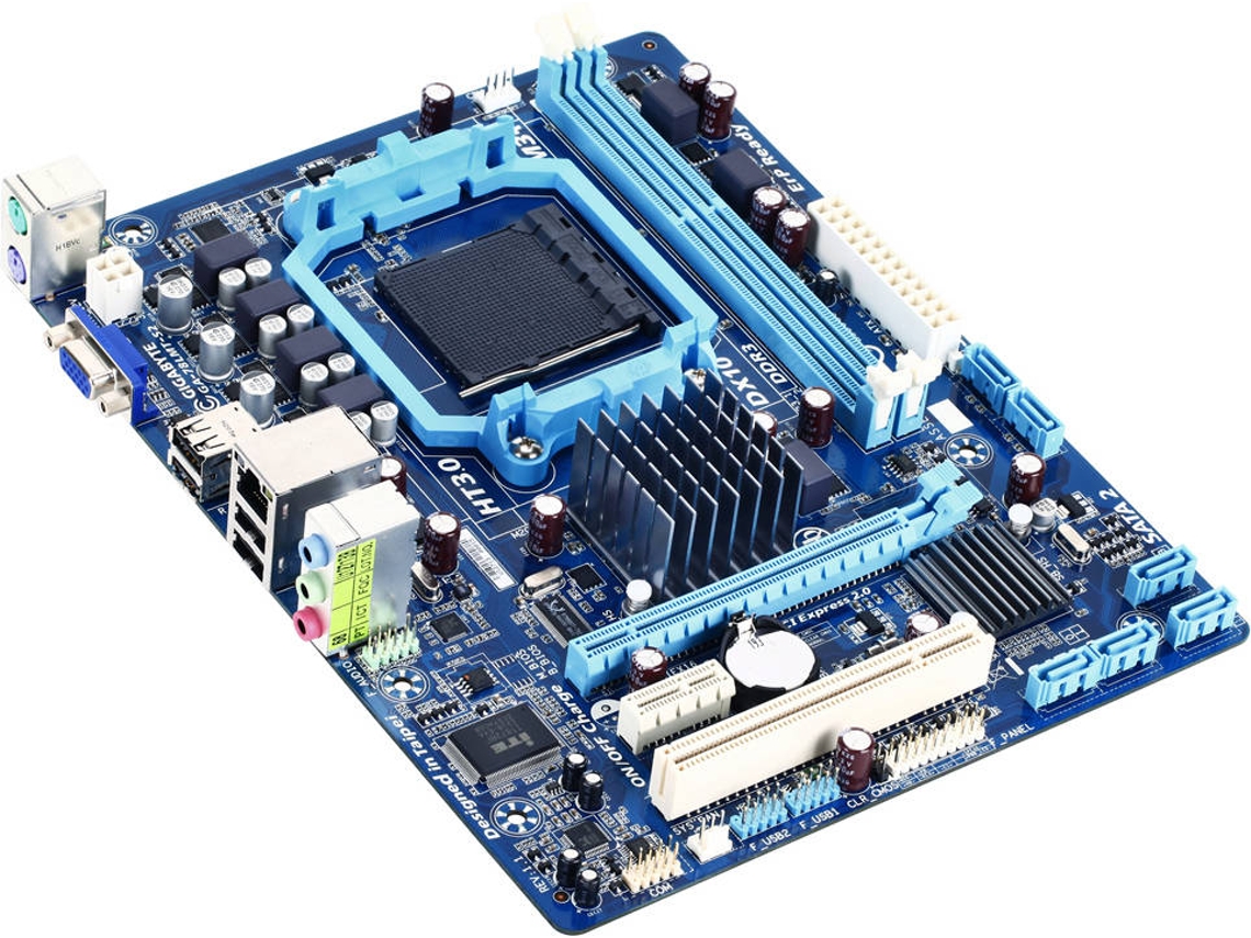 Motherboard GIGABYTE GA-78LMT-S2 (Socket AM3+ - AMD 760G - Micro ATX)