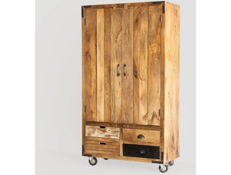 Gabinete  Kiefer (Preto - Madeira - 178.5 x 98 x 48.5 cm)