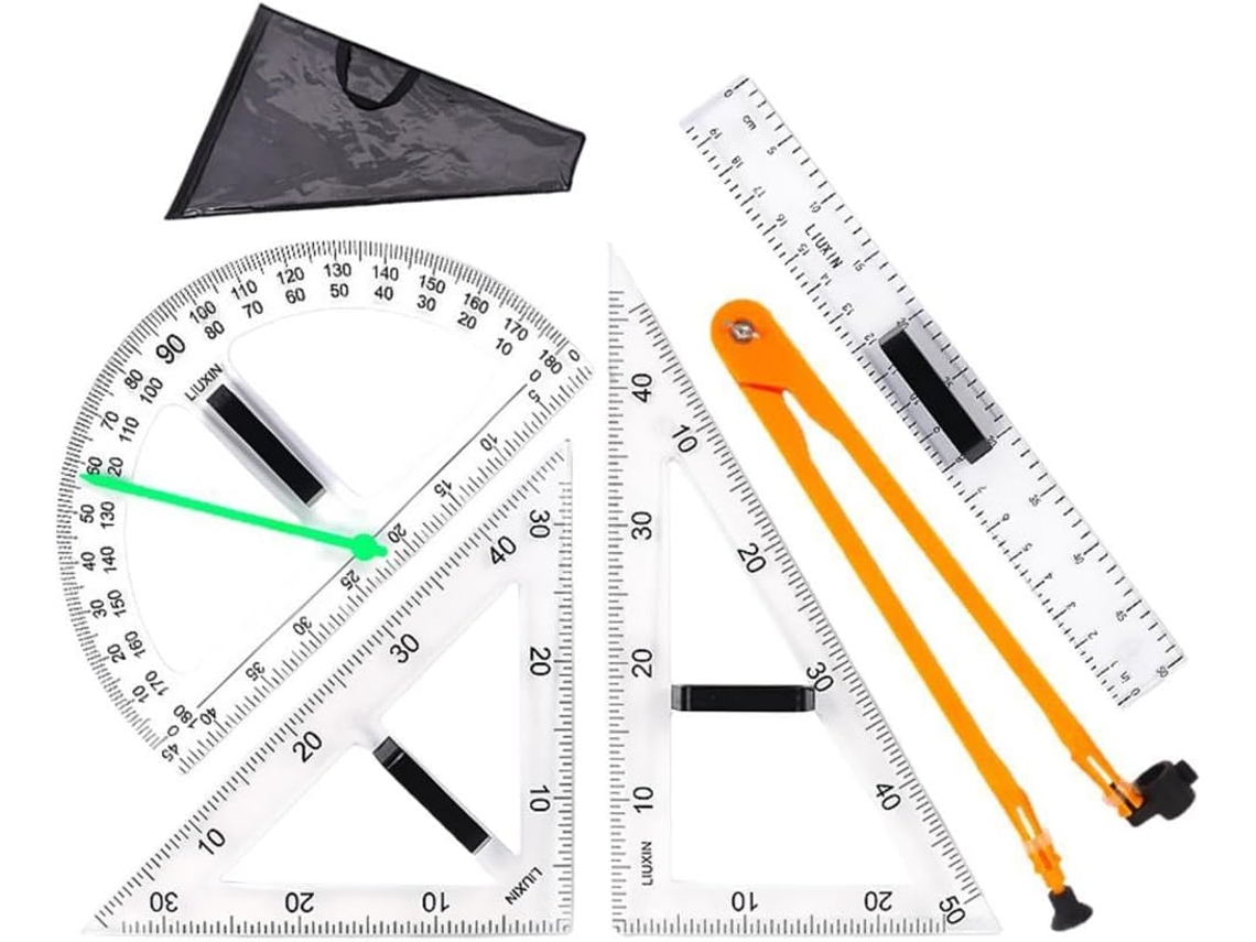 Conjunto De Réguas Matemáticas, Conjunto De Réguas Educativas