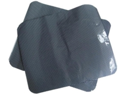 Conjunto de 2 pares de adesivos de PVC para proteção solar nas laterais do carro.