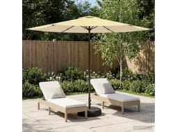 Vidaxl Parasol De Jardim Com Base 300 X 300 Cm Poliéster Retangular