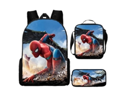 Conjunto Mochila Escolar 3 Peças, Masculina, Aulas