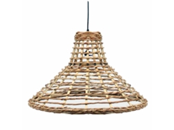 Candeeiro de Teto DKD HOME DECOR Castanho Rotim 50 W 56 X 56 X 34 Cm