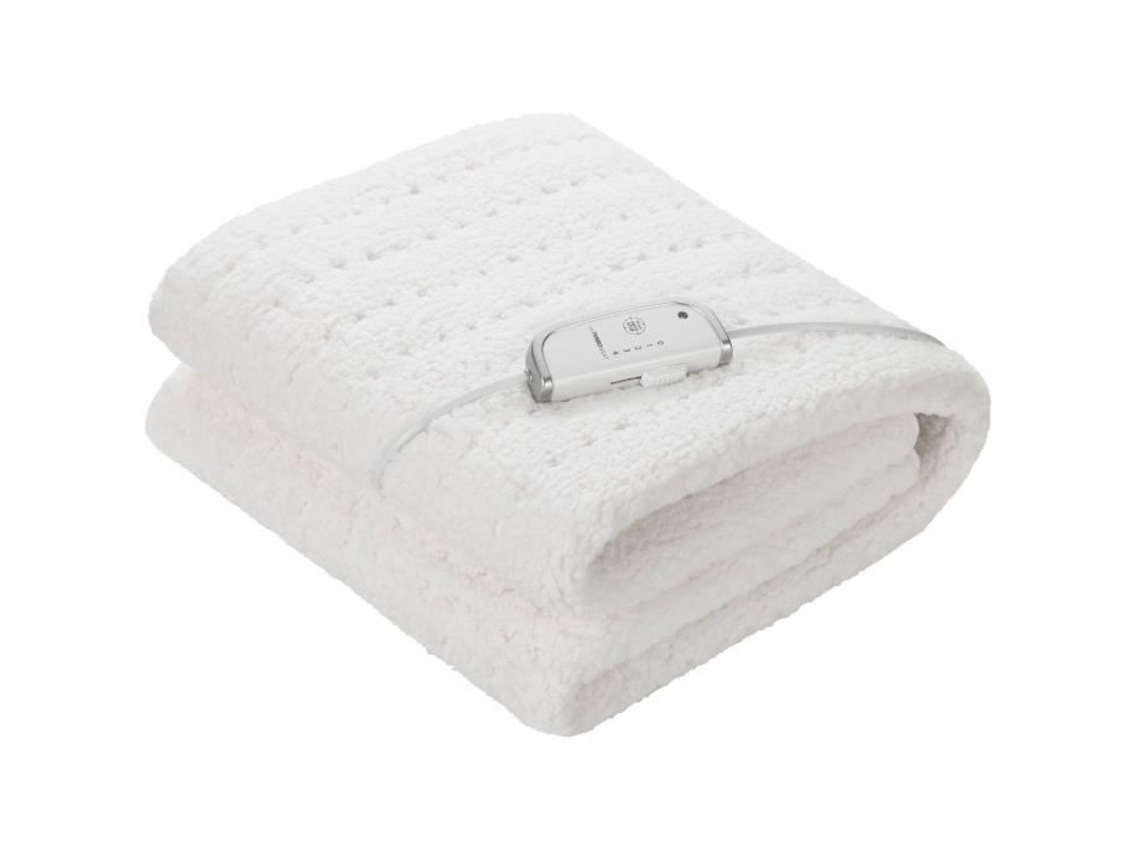 Capa De Colchão De Lã Aquecida Extra Macia Medisana Hu 672 Aquecedor De Cama 4 Configurações 3 Temporizadores Lavável