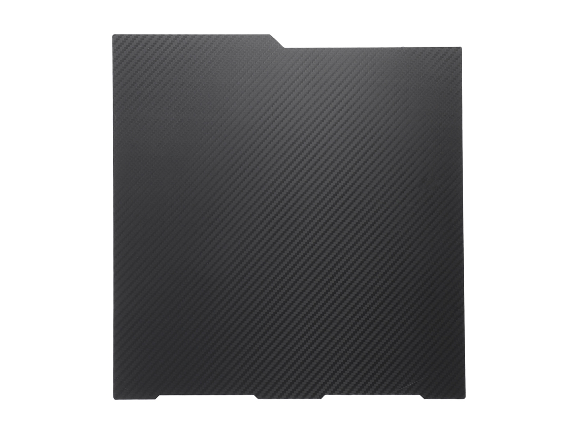 Placa de construção flexível dupla face PEI lisa fibra de carbono 256x268mm para Kobra 3
