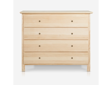 Cómoda Envernizado PEJECAR Castanho (82x97x39cm)