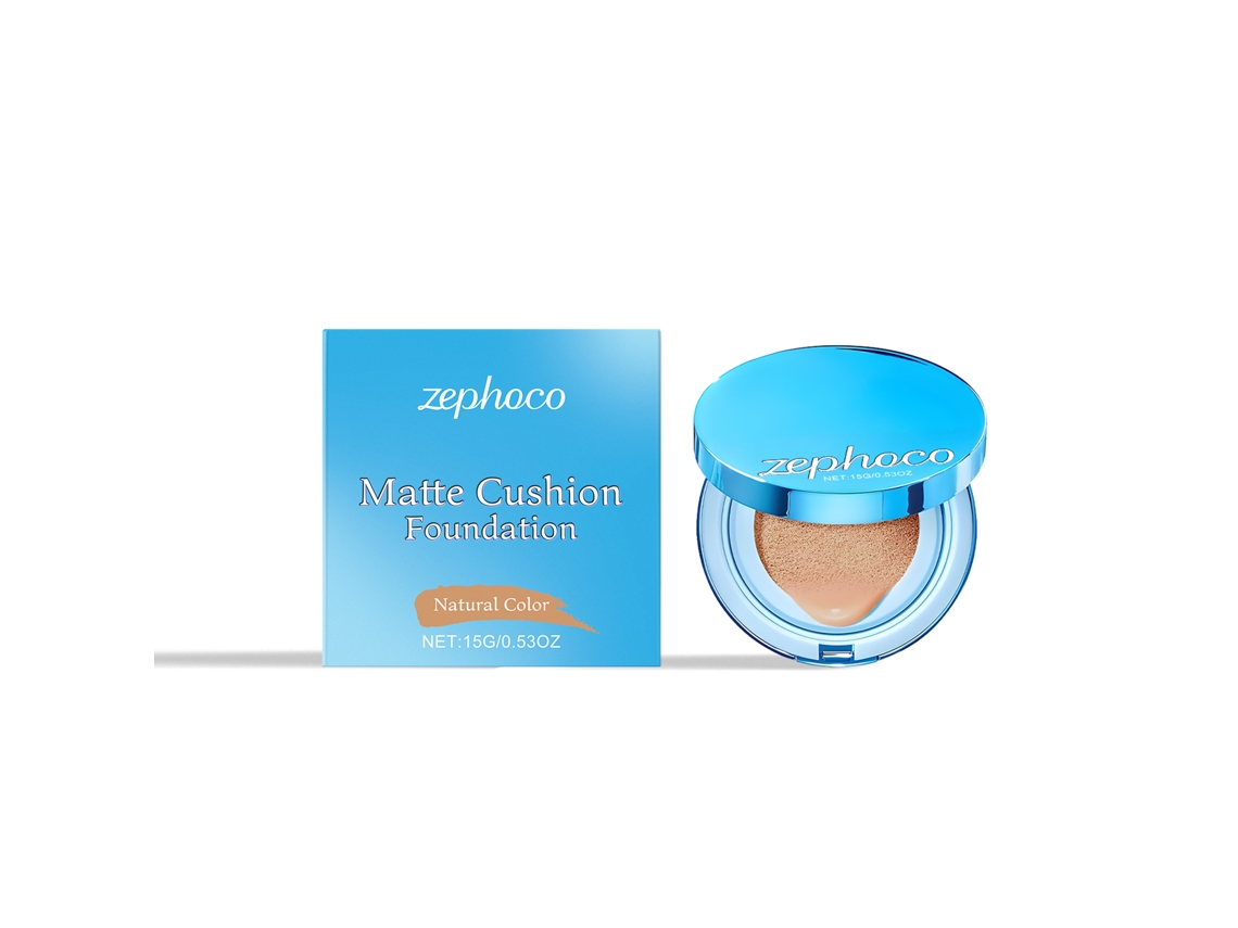 Cushion Corretivo Matte Tom Natural para Correção de Imperfeições com Efeito Matte LAXISCREED