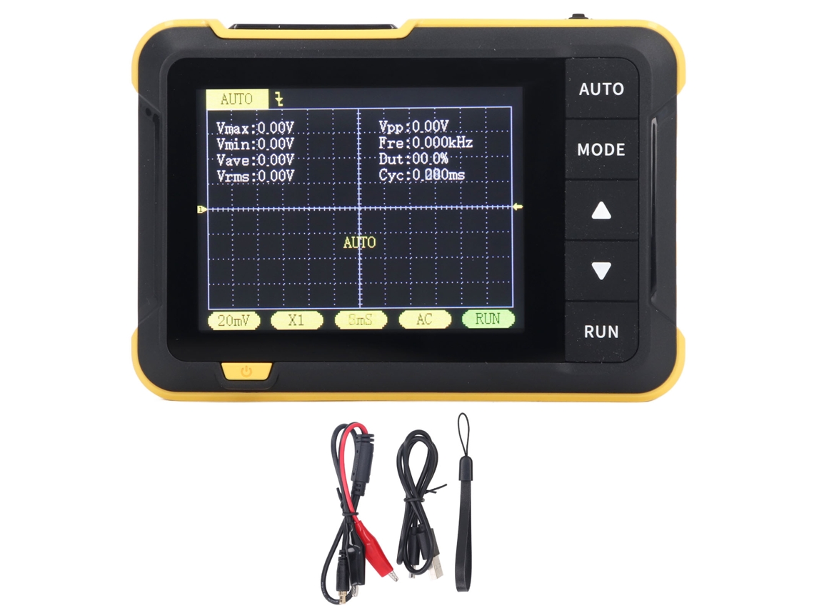 Osciloscópio Digital Dso152 Portátil 2,5ms/s 200khz Banda Larga Acoplamento Ac/dc Automotivo