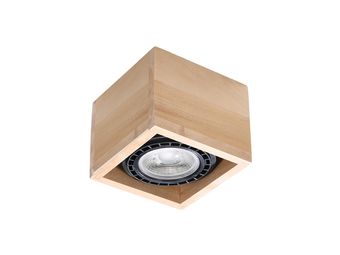 Luminária LEDBOX (Madeira)