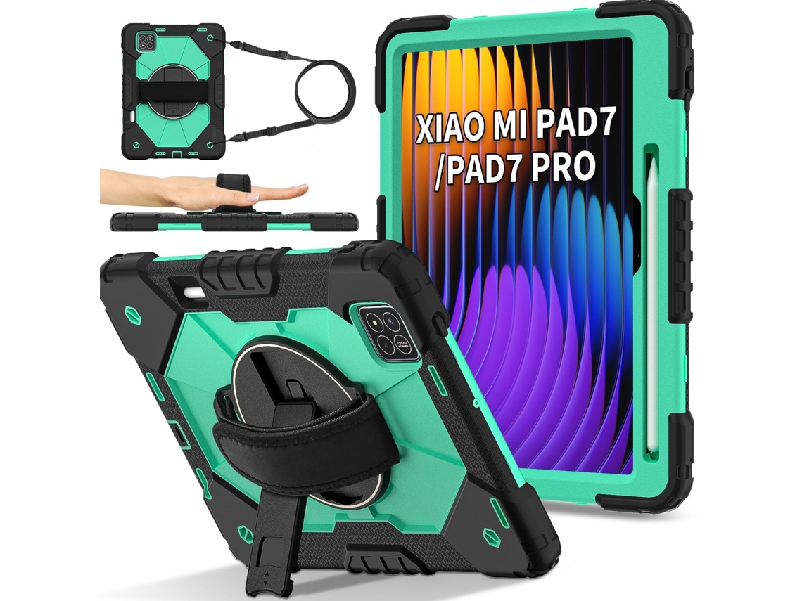 Capa para Xiaomi Ipad 7 Pro de 11,2 Polegadas com Proteção Total e Compartimento para Caneta CZHHMART (verde)