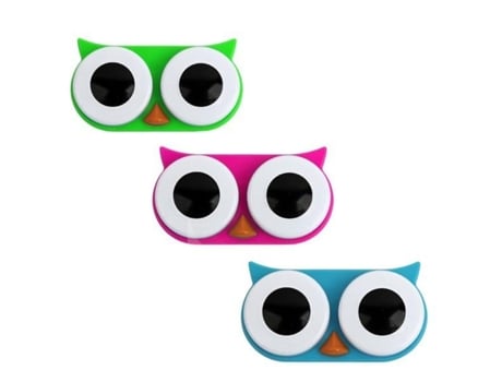 Caixa de lentes - corujas Kikkerland Design
