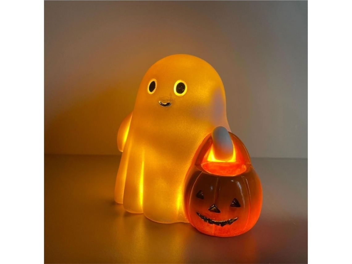 Luminária Noturna Fantasma 3d Genérica De Resina Para O Halloween, Lâmpada De Leitura, Fantasmas Migle Ghord, Estátua De
