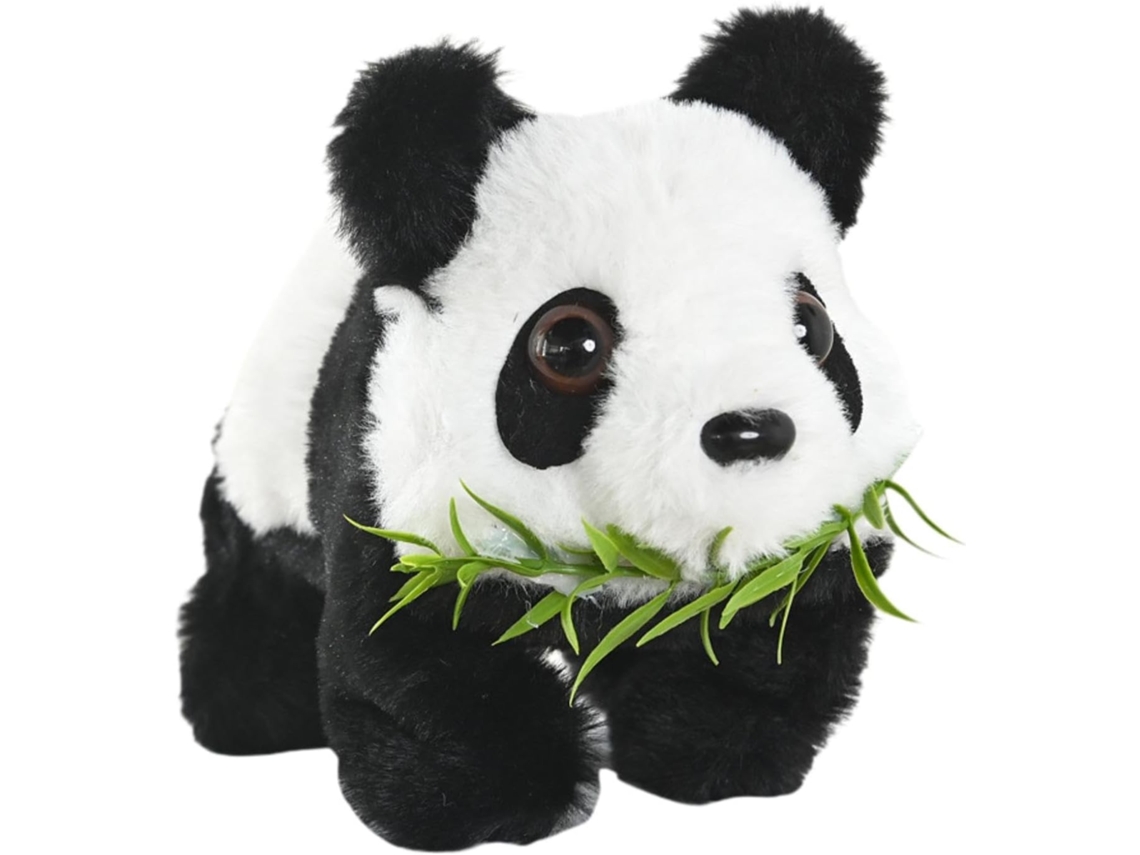Panda De Pelúcia, Musical E Divertido, Com Som Elétrico - Presente