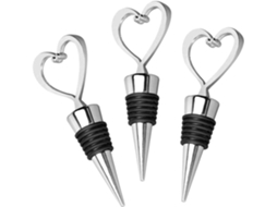 Conjunto De 3 Rolhas Para Vinho, Para Garrafa De Vinho, Para Champanhe