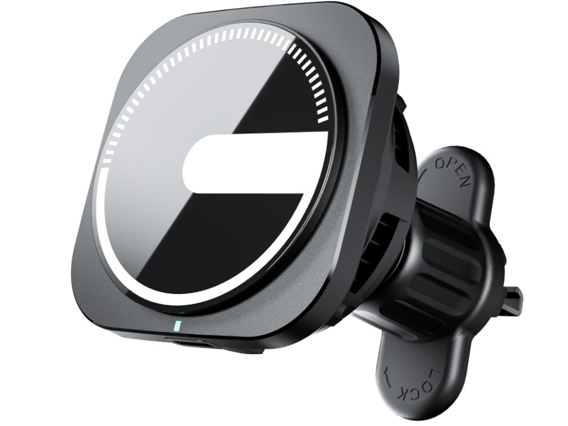 Black Magnetic Car Charger Without Integrated Circuit.