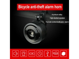 Um Estilo 125Db Carga Usb Bicicleta Ciclo Sino Elétrico Motocicleta Scooter Trompete Buzina Alarme Anti-Roubo Sirene Opcional e Controle Remoto