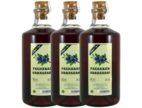 Licor USUA Pacharán Usua Urbasarri (1 L - 3 unidades)