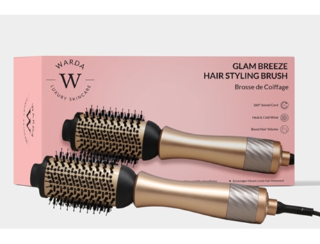 Escova Para Modelar Cabelo Glam Breeze Warda Skincare
