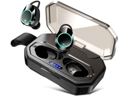 Auriculares In Ear YIZHOOD True Wireless Bluetooth com Cancelamento de ruído Preto
