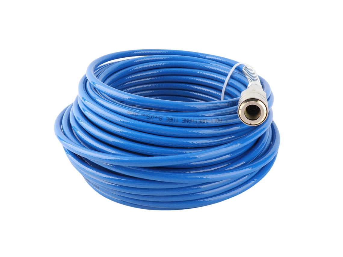 Mangueira De Ar Pu Pneumática Compressor Alta Pressão 1/4 Npt 5mm X 8mm 20m Azul