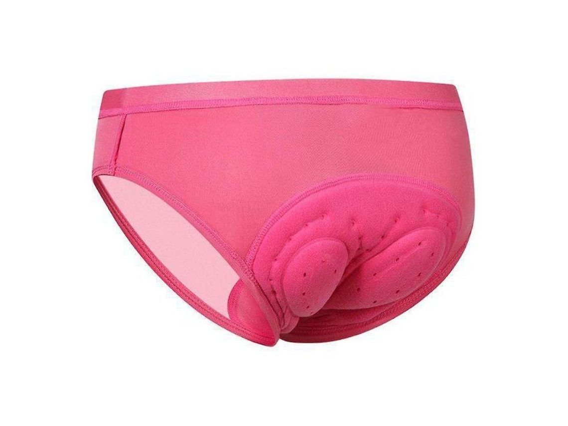 Calcinha Ciclismo Feminina com Amortecimento Spandex Anti atrito para Uso Anual Rosa M