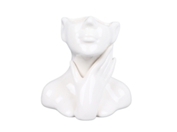Vaso De Porcelana Estilo Nórdico Feminino Decoração