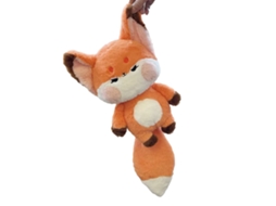 Boneca de Raposa Pelúcia Macia Estilo Fofo 60cm Laranja