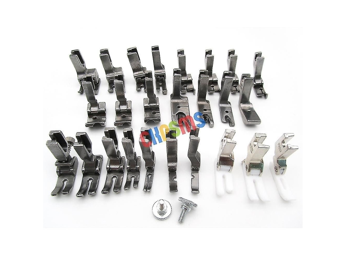Conjunto de 25 pés calcadores para máquinas de costura Juki KP PF25 S/MARCA