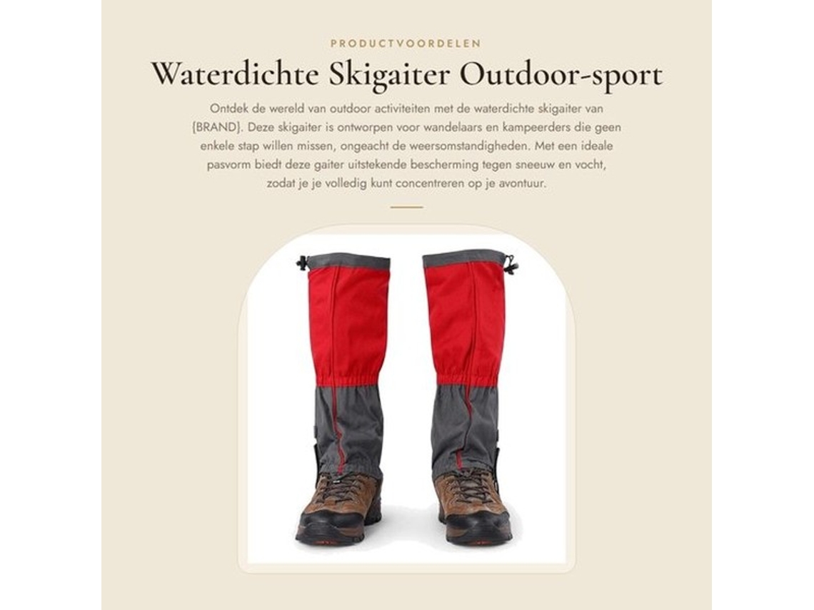 Gaiter De Água - Esporte Ao Ar Livre - Caminhada - Campanha - Escalada - Trekking - 1 Pair, Tecido De Oxford - Gaiter De Neve