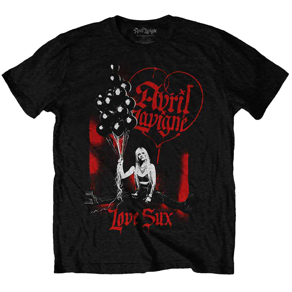 Avril Lavigne Love Sux T-shirt Unisex Rockinstone Size:s