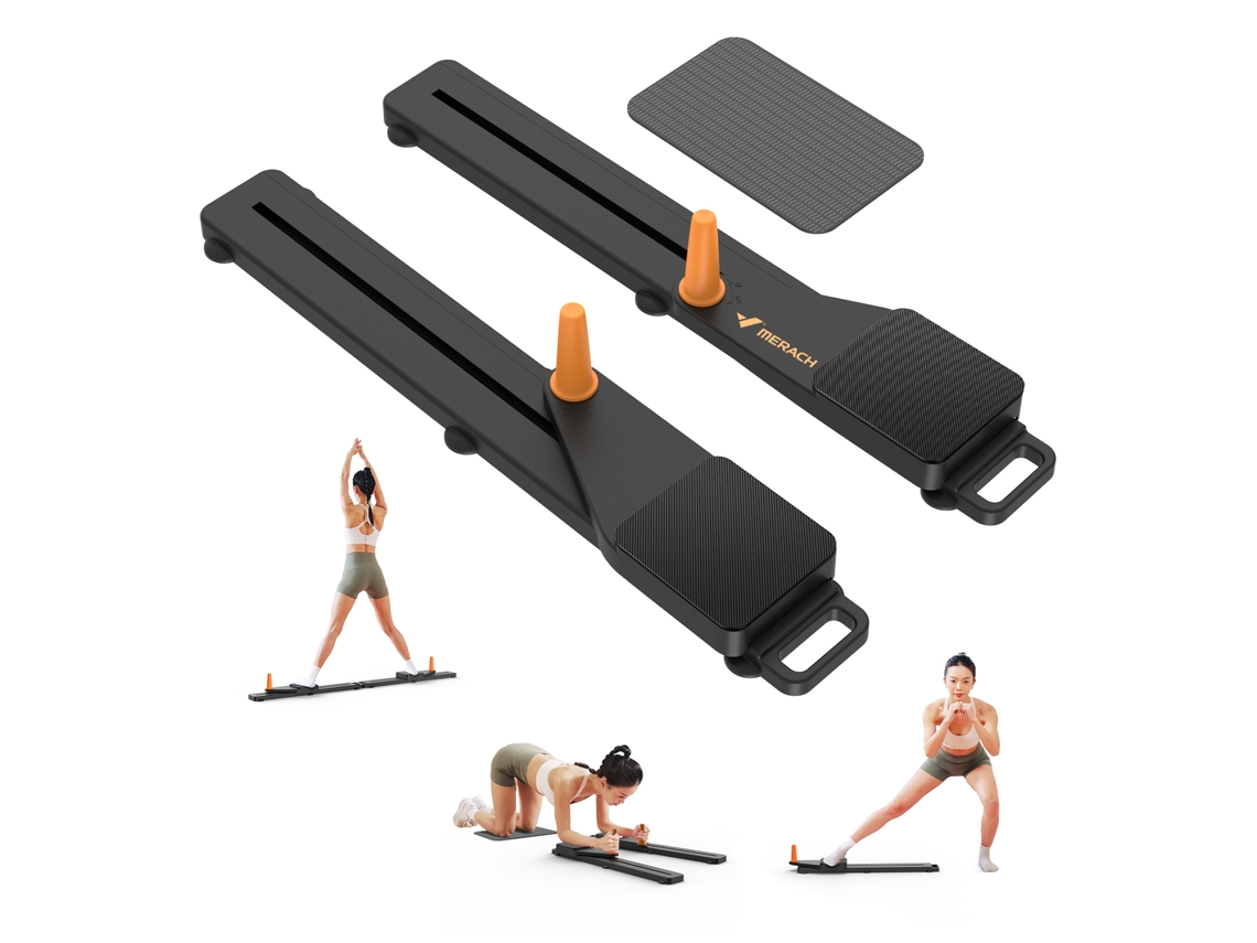 Prancha De Exercício Multifuncional Dobrável Merach, Fortalecimento Abdominal Em Casa, Tonificação, Core E Musculação, 120kg Max