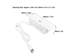 Laxiscreed Power Strip Com Carregamento Rápido Usb-c 20w Pd E Carregamento Sem Fios De 15w