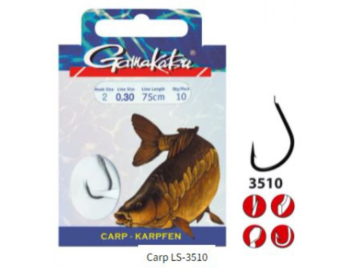 Conjunto de 10 Ganchos GAMAKATSU Ls-3510 6
