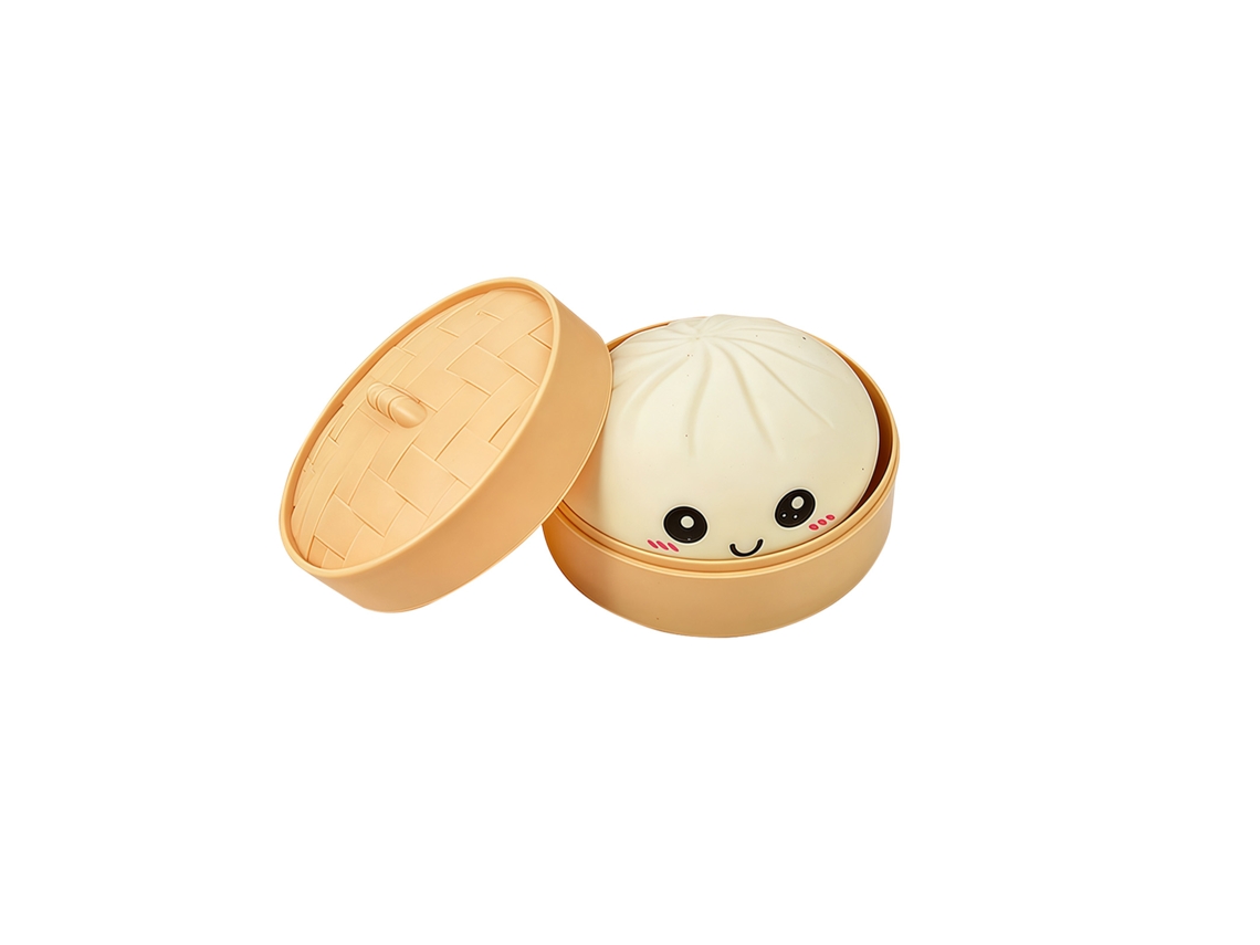 Diversão com Squishy LAXISCREED Bolo Bege Macio e Portátil