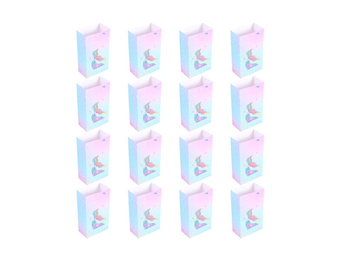 16 Unidades De Saco De Papel Para Presente Allinless
