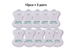 10/20 Peças Massageador Elétrico Para Terapia Corporal 4x6cm Tens Stylus Eletrodo Pads Não Tecido Autoadesivo Gel Pasta Electro Stick Aquaforge