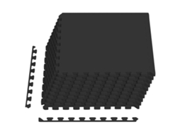 Conjunto 40 Tapete Para Piscina Vidaxl Preto Espuma (14,4 M²)