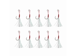 Isca de Pesca Slow Jigging 10pcs Aço Carbono