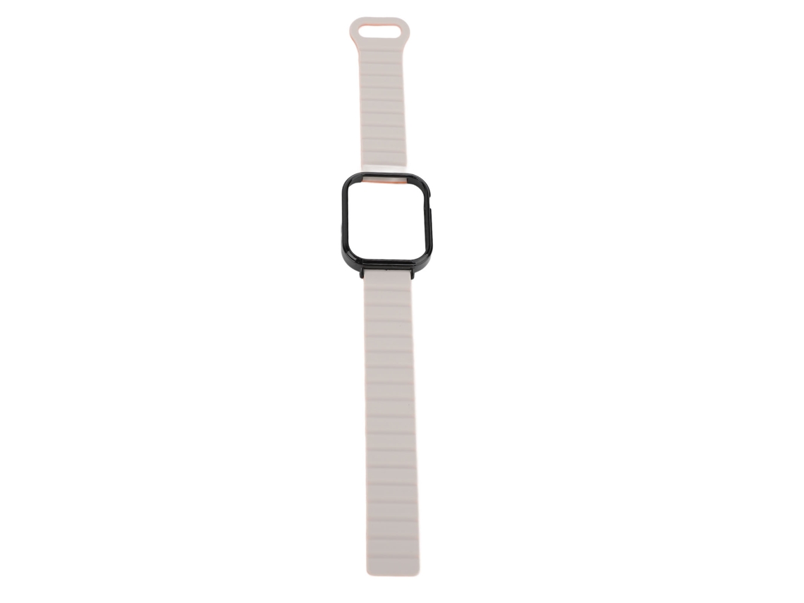 Cinto De Relógio Magnético Silicone Tampa Protetora Preta Quick Release