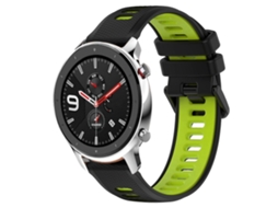 Pulseira De Silicone Bicolor Esportiva De 22 Mm Para Amazfit Gtr 4 Pro