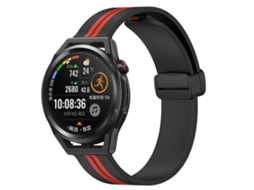Pulseira De Silicone Dobrável Com Fecho Magnético Para Huawei Watch Gt Runner 22mm