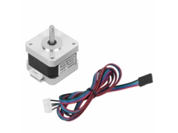 Motor de passo NEMA 17 17HS3401 de 34 mm, modelo 42BYGH, 1,3 A, 28 N.cm, com 4 fios, para impressoras 3D, CNC e gravação a laser (não aplicável)