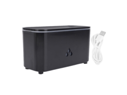 Laxiscreed Difusor De Óleo Essencial E Umidificador Silencioso Com Luz Ambiente, Ideal Para Ambientes De Mesa