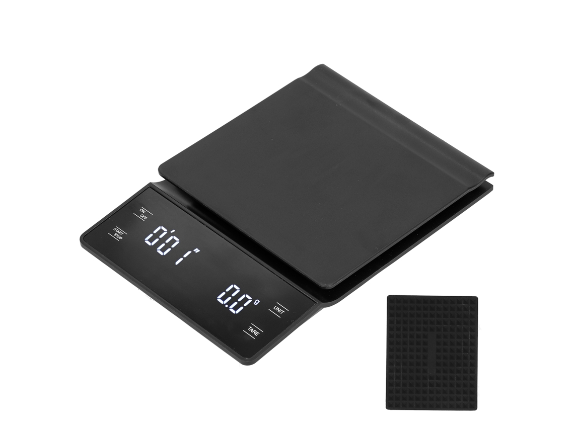 Balanza Digital de Cozinha Temporizador Tela Led 3000g S/MARCA